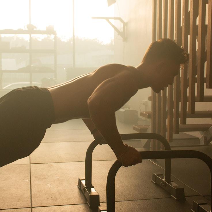 Professional gym interior with strength equipment